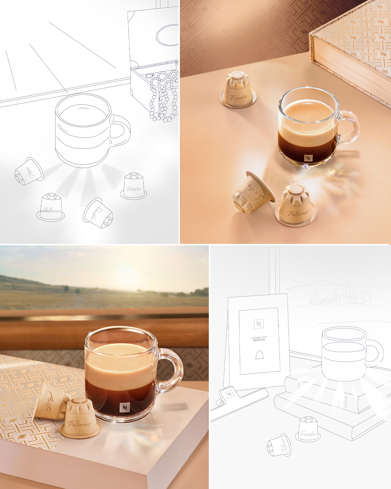 Nespresso_Coffee_jewels_mosaique_paper